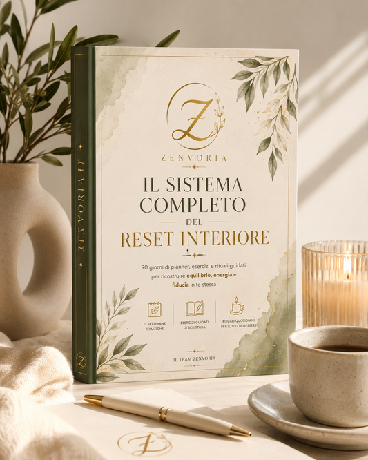 Il Sistema Completo del Reset Interiore | Planner Guidato di 90 Giorni per Ritrovare Equilibrio, Energia e Serenità