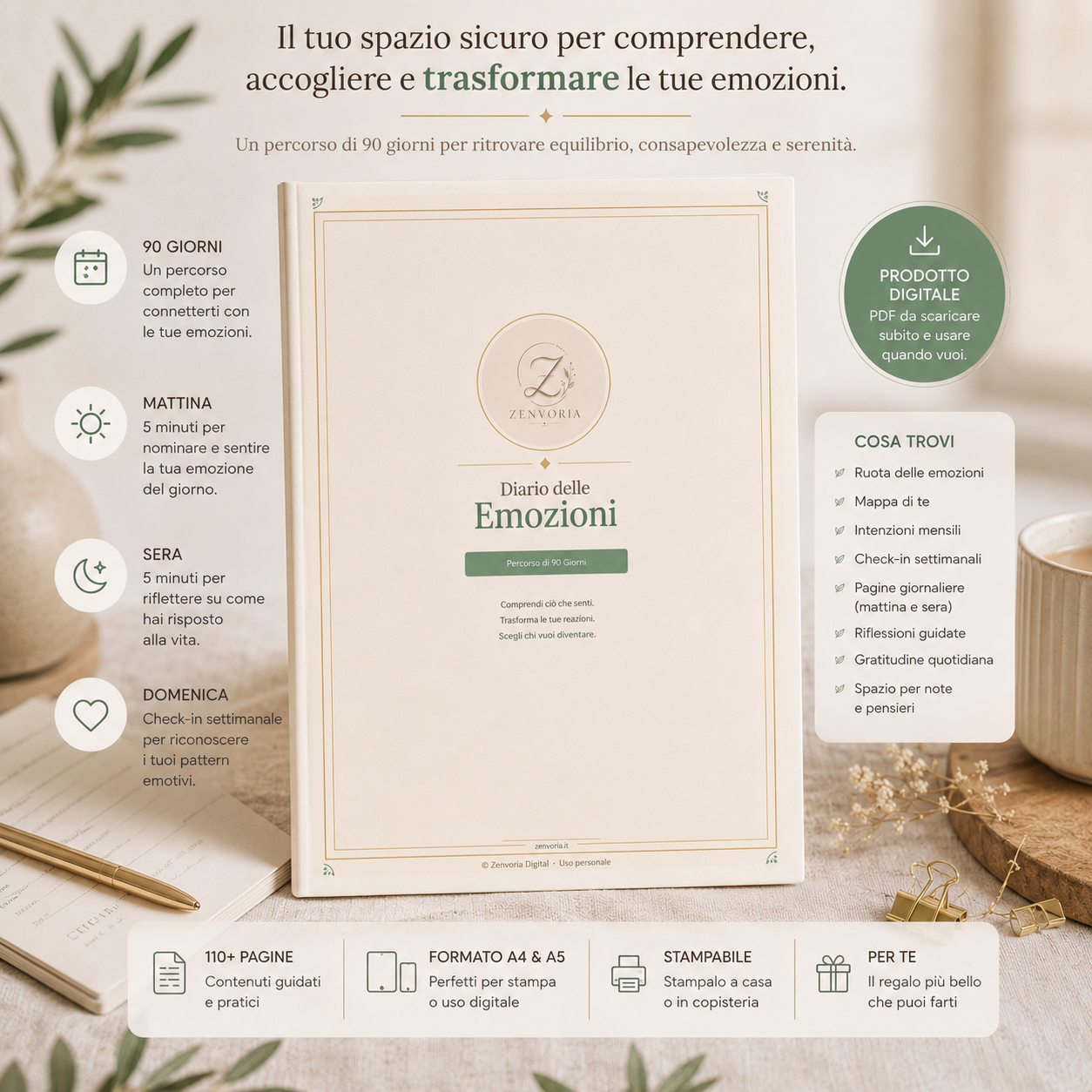 Diario delle Emozioni | Percorso di 90 Giorni