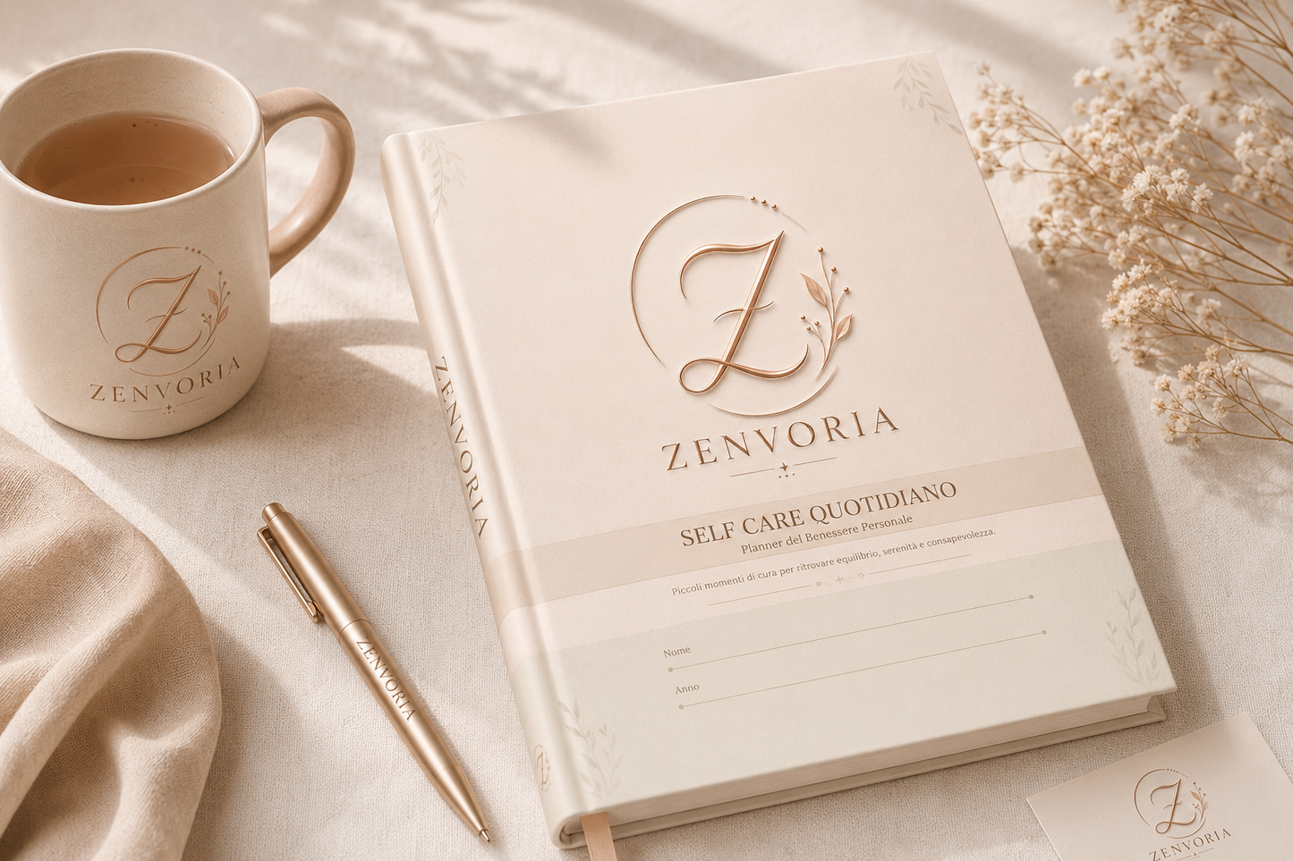 Self Care Quotidiano – Planner del Benessere Personale (30 Giorni)