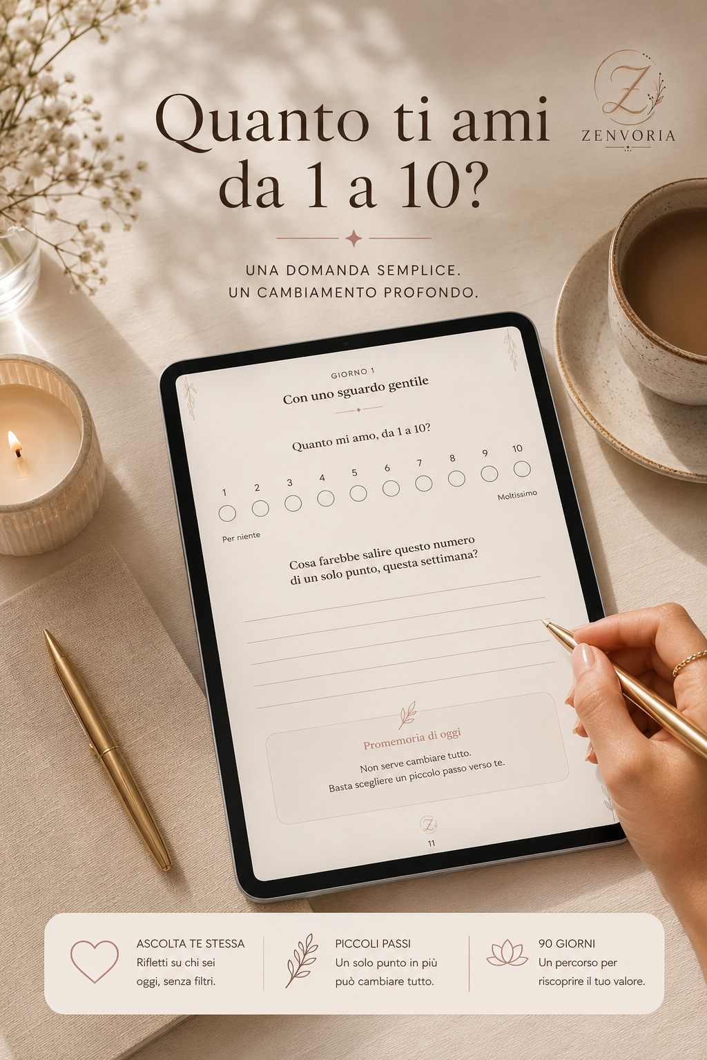 Diario dell'Amor Proprio – Percorso Guidato di 90 Giorni