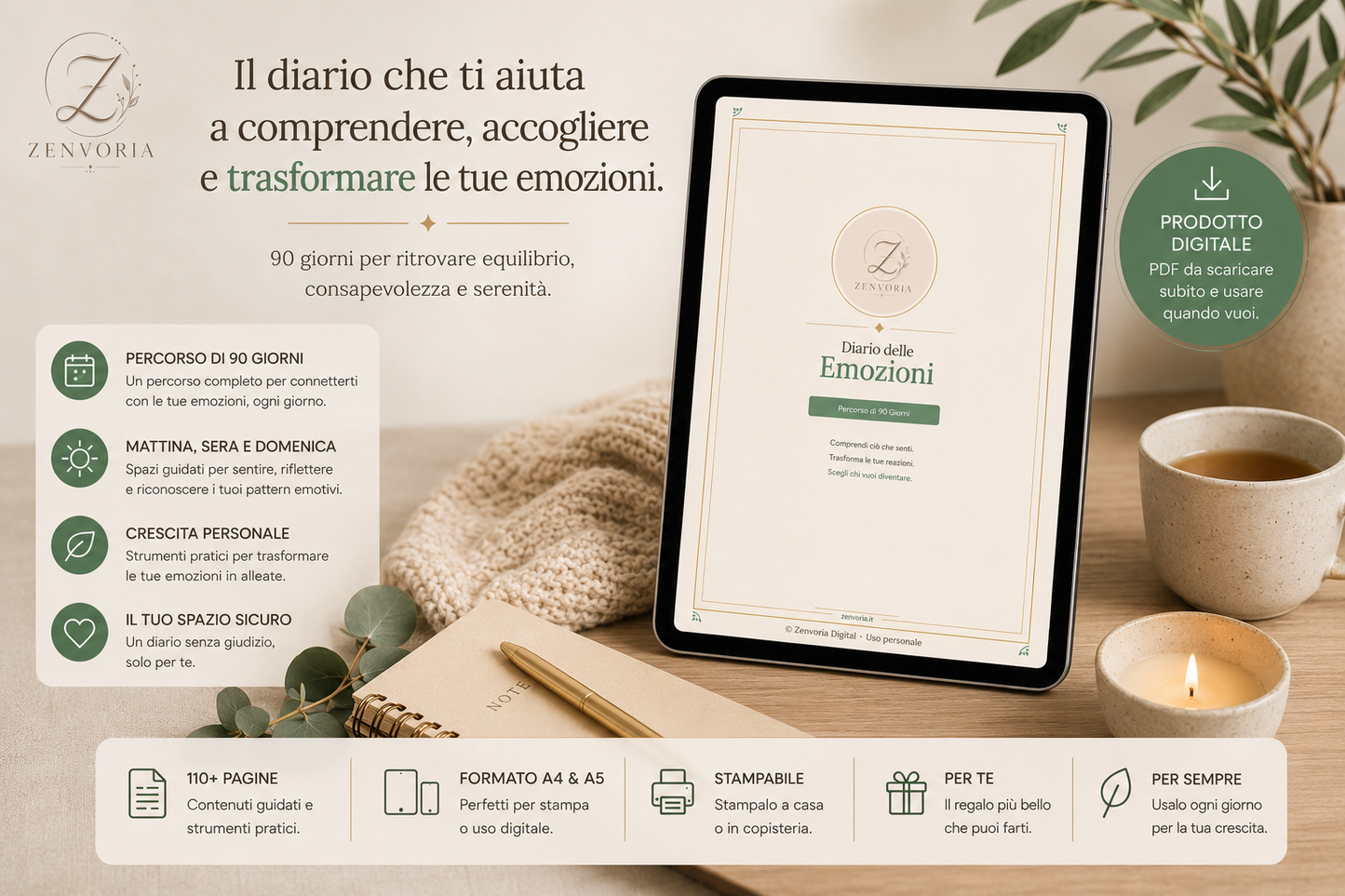 Diario delle Emozioni | Percorso di 90 Giorni