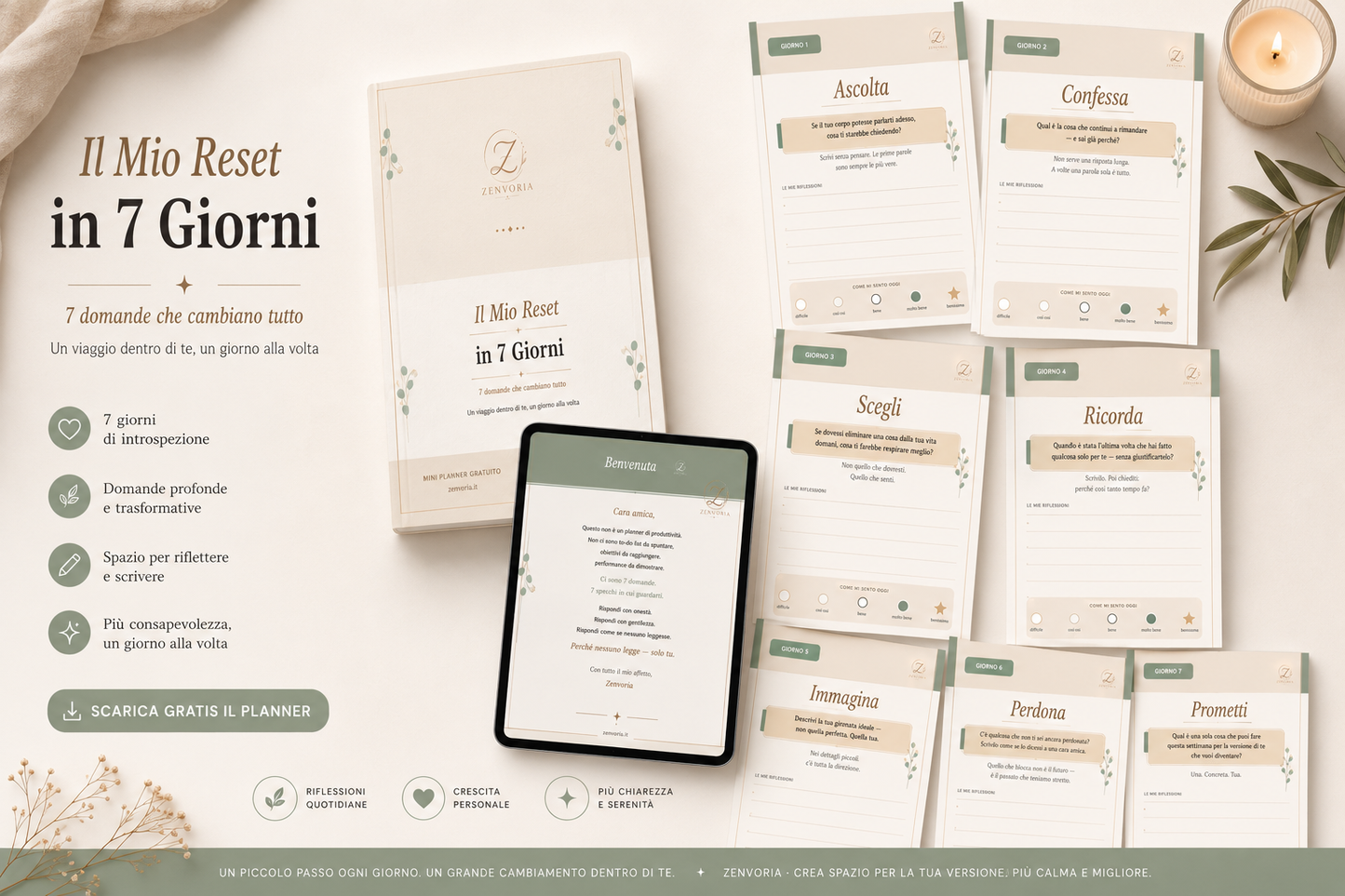 Il Mio Reset in 7 Giorni — Mini Planner Gratuito